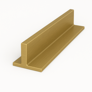 Латунный профиль Т-образный 20 мм Л63 в наличии в Санкт-Петербурге