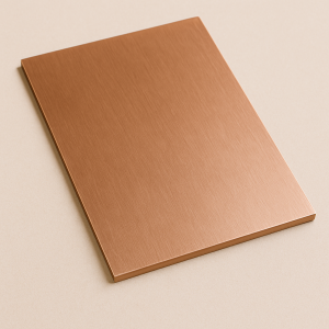 Бронзовый лист 0,3 мм БрБ2 в наличии в Санкт-Петербурге