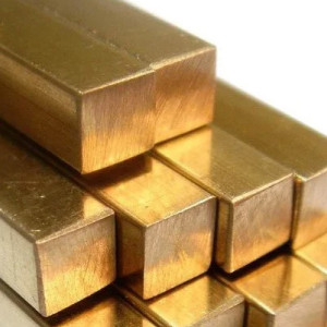 Латунный квадрат прессованный 150х150 мм ЛС59-1В ГОСТ 2060-2006 в наличии в Санкт-Петербурге