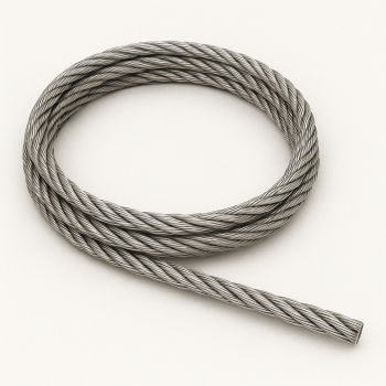 Трос нержавеющий авиационный 6 мм ЛК-О 6х19(1+6+12)+1х19(1+6+12) ГОСТ 2172-80 в наличии в Санкт-Петербурге