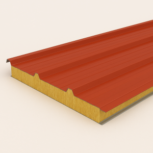 Кровельная сэндвич-панель МВ 100 мм RAL 9002 в наличии в Санкт-Петербурге