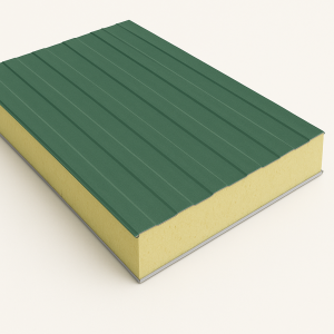 Стеновая сэндвич-панель с минеральной ватой 80 мм RAL 1014 в наличии в Санкт-Петербурге