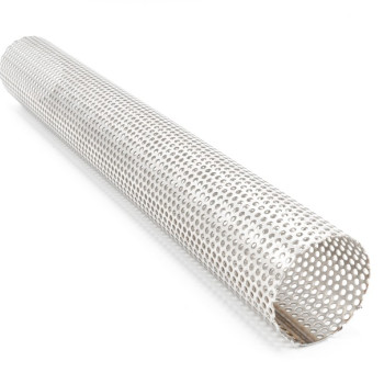 Труба перфорированная нержавеющая 25х1,5 мм шаг 115 AISI 201 в наличии в Санкт-Петербурге