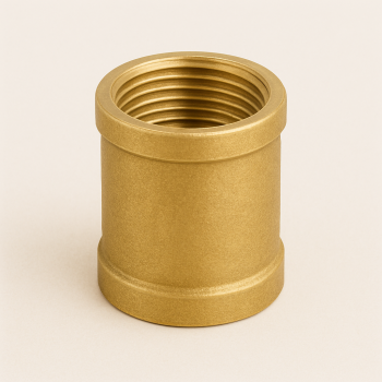 Муфта латунная прямая резьбовая 20 мм 3/4 ГОСТ 32590-2013 в наличии в Санкт-Петербурге