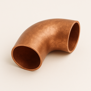 Отвод двухраструбный медный 45° 14,7 мм М1р ГОСТ 32590-2013 в наличии в Санкт-Петербурге