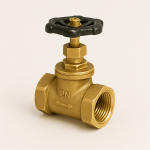 Клапан обратный латунный муфтовый пружинный ДУ 32 в наличии в Санкт-Петербурге