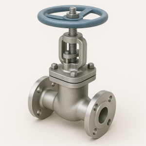 Задвижка нержавеющая фланцевая Ду 50 Ру 16 в наличии в Санкт-Петербурге